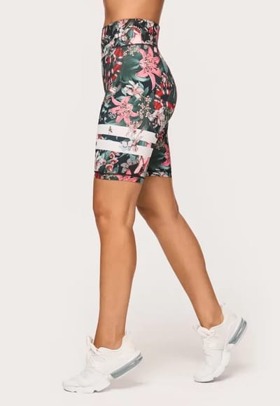 Stronger - Calico HW Bike Shorts - Sportshort - Dames - Bloemen - Maat S