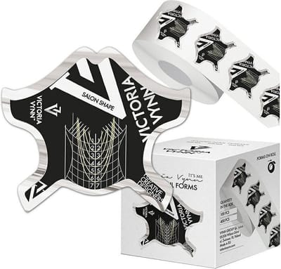 Victoria Vynn Sjablonen - Salon Nail Forms  Zwart 100 St.