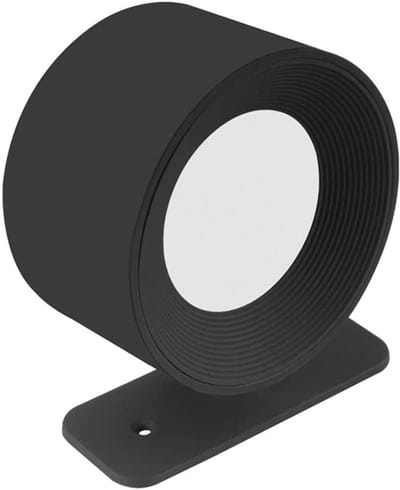 GELLDG Wandlamp - Draadloze LED-wandlamp - LED-wandlamp - Met oplaadbare batterij - Touchbediening - 3 helderheidsniveaus - 360° draaibaar - Geschikt voor woonkamer, slaapkamer, trappenhuis, hal - Draadloze wandlamp - Zwart - 1 stuk