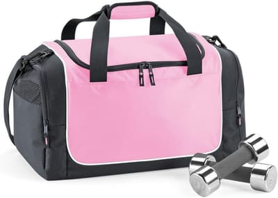 Compacte Sporttas Roze en Antraciet voor Sport en Fitness