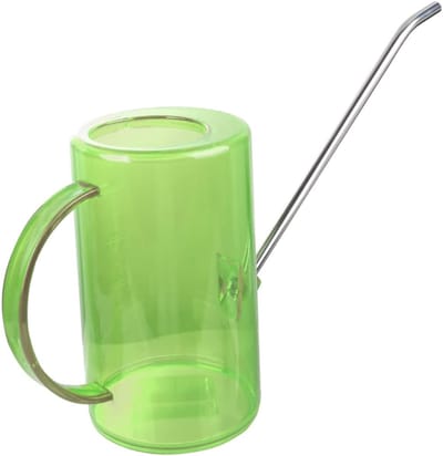Gieter met Lange Mond - Waterkan Planten - Planten Water Geven - Ergonomische Antislip Grip - 34x19.5x11.9 cm - Groen