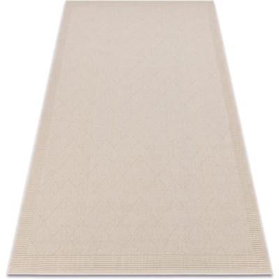 Kleden Rugsx Wollen tapijt VILLA 7636/68200 Zigzag SIZAL, platg 240x340 cm