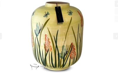 Vaas - Villa Pottery - Woondecoratie - Keramiek - Decoratie - Quinn 8 Vaas