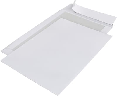 SOHO Bordrug Enveloppen A4 – Luxe Enveloppen – Briefomslag – Envelop – Zelfklevende Enveloppen – 3 stuks – 280 x 185 mm – Wit