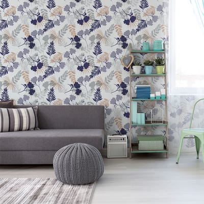 Behang-effect sticker - COCHEATTA - 30x30cm