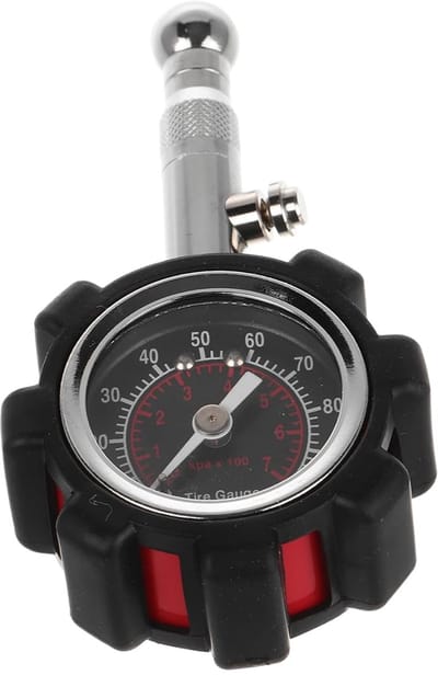 Bandenspanningsmeter - Luchtdrukmeter - Veilige Rit - Nauwkeurige Meting - 11.4 cm - Zilver