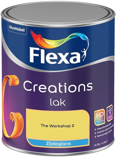 Flexa - Creations Lak Zijdeglans - The Workshop 2 - Mengverf - 750 Ml