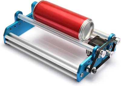 Blithe- Laser Rotatie Roller - Rotatie Roller Voor Graveer Machine - 360 Graden - Aluminium -