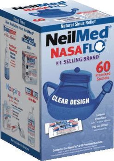 NeilMed - Nasaflo - Neuskannetje - Neti-pot - Netipot - neusspoelen op een natuurlijke manier - yoga [bol]