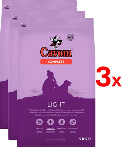 Cavom compleet Light - geperste brokken - 3x 5 kg