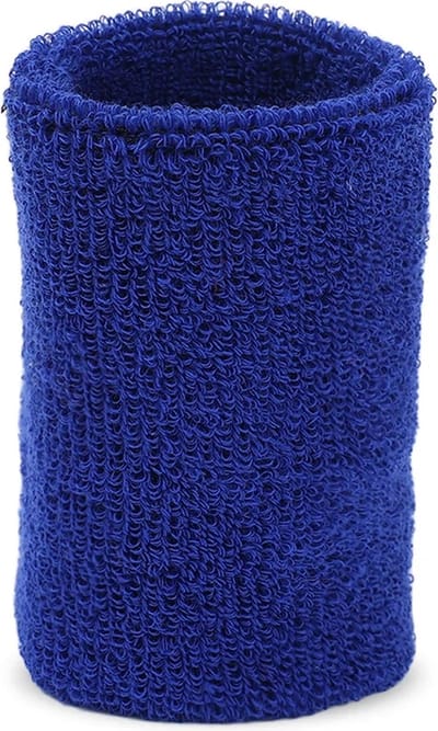 CHPN - Zweetbandje - Polsbandje - Zweet band - Blauw - Kobalt blauw - 1 stuks - Sportbandje