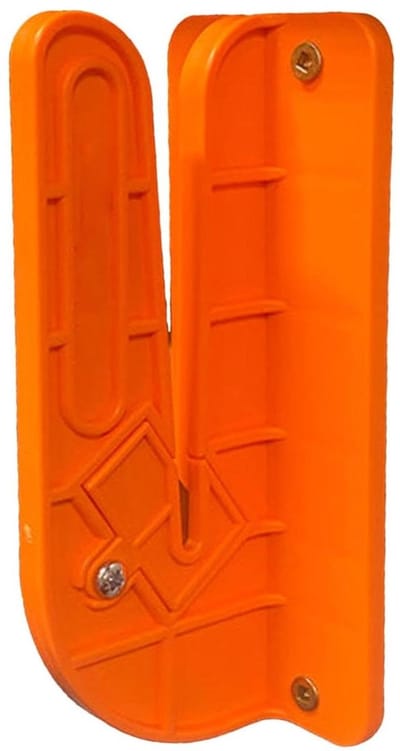 Stofsnijder - Lap snijmachine - Stof op maat - Duurzaam kunststof - 68 x 15 x 5 cm - Oranje