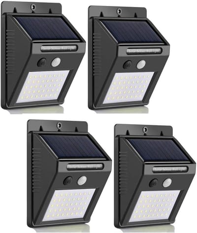 Krachtige 40 LED Solar Buitenlamp met Bewegingsmelder en 3 Modi