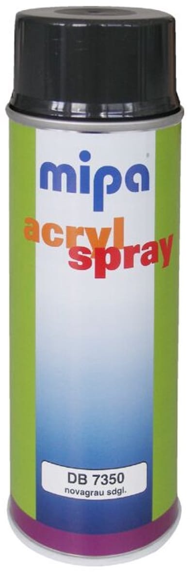 MIPA - 1K acryl lak spray - DB 7350 Novagrijs - 400 ml - zijdeglans