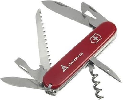 Victorinox Camping - Multitool Zakmes - 12 functies - Rood