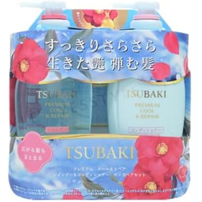 Shiseido - Tsubaki Premium Cool & Repair Shampoo & Conditioner Set 450ml x 2