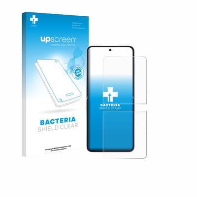 upscreen - Screenprotector voor Honor Magic V Flip 2 - Folie Beschermfolie transparant antibacterieel
