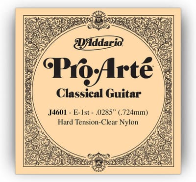 D'Addario J4601 E1 Pro Arte enkele snaar Hard Tension 0285/J46/J71 - Enkele snaar voor gitaar