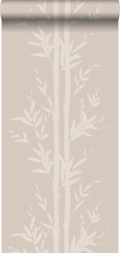 Origin Wallcoverings behang bamboe warm zilver - 53 cm x 10.05 m - 345751