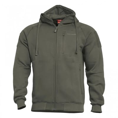 Pentagon Leonidas 2.0 Tactical Sweatshirt Met Rits Groen XL Man