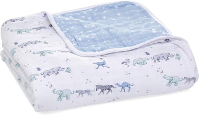 100% Katoenen Mousseline Droomdeken 120x120 cm voor Pasgeborenen en Peuters - Perfecte Babydeken en Beddengoed