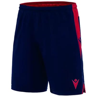Macron Tempel Short Kinderen - Marine / Rood | Maat: 164