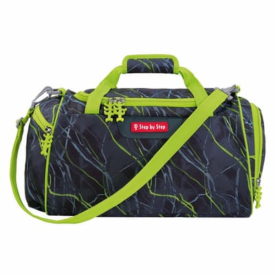 Step by Step sporttas Step by Step Sports Bag Danger Cat Chiko donkergrijs