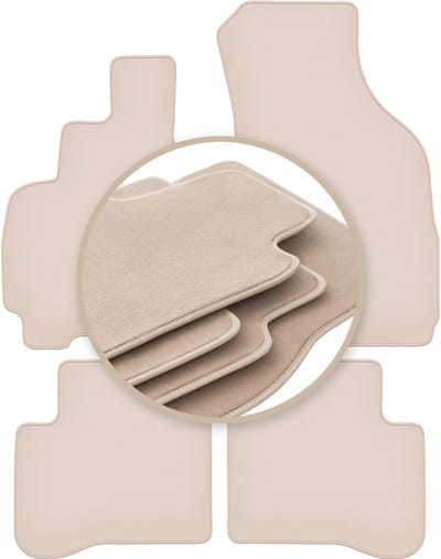 PREMIUM beige matten voor: Hyundai Atos hatchback 1997-2008