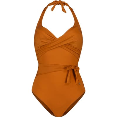 Beachlife Rust overslag badpak - dames - Maat 75B