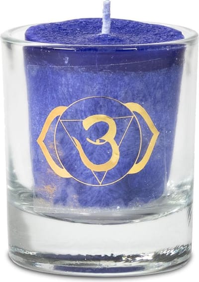 6th Chakra Ajna geurkaars - Lavendel, Kamille, Zilverspar