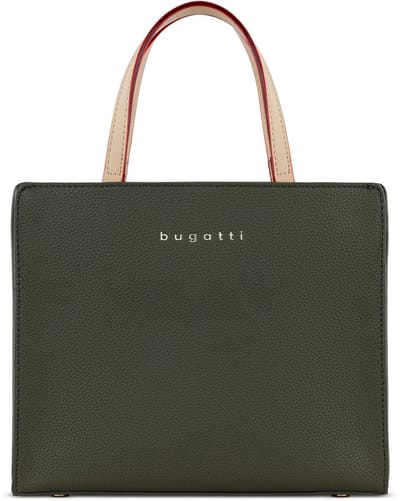 bugatti Handtas Schoudertas Ella Tote Bag Mini Olive Olijfgroen