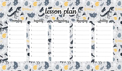 Wallvy Serie - Magnetisch Lesrooster - Dino Skeletten - 30x17,5 cm
