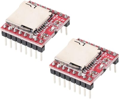 Mini MP3 Speler Module - Audiobord Muziekkaart - DIY Audio Projecten - Verstelbaar Volume - 2 cm - Rood