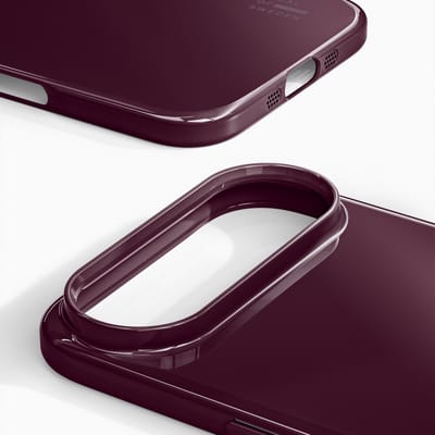 iDeal of Sweden Slim Case geschikt voor MagSafe geschikt voor iPhone 17 Air - Glossy Cherry