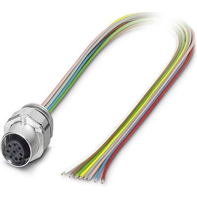 Phoenix Contact 1523489 Sensor/actuator inbouwconnector M12 Aantal polen (sensoren): 8 Bus, inbouw 0.50 m 1 stuk(s)