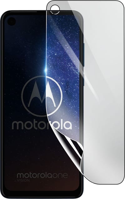 3mk, Geschikt voor Motorola One Vision, Schokbestendige Hydrogel Screenprotector, Transparant