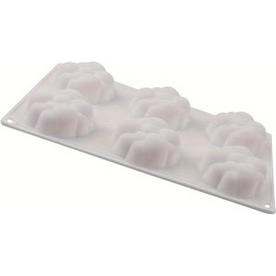1 stuk 6-vaks Xiangyun bubbelmousse taartvorm, Xiangyun Frans dessert taartvorm, fondant bakvorm Pack of 1
