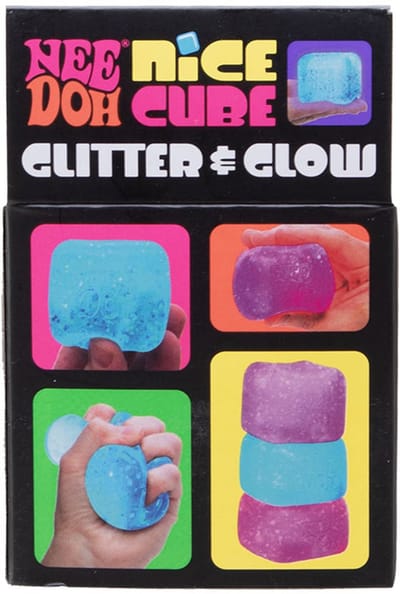 NeeDoh Nice Cube - Glitter & Glow