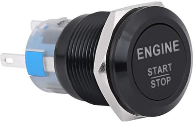 Innovra - Dailygoods - Dailygoody - Car Engine Start Switch - LED Verlichting - Universele 12V Start/Stop Drukknop - Eenvoudige Installatie - Duurzaam en Betrouwbaar - Gesch...