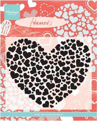Marianne Design - Clearstamp - Heart XL - CS0951