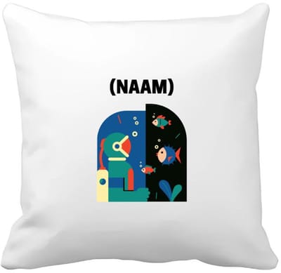 Akyol - duiken met eigen naam Kussen hoes - Zwemmen - duiker - sport - 40 bij 40 cm