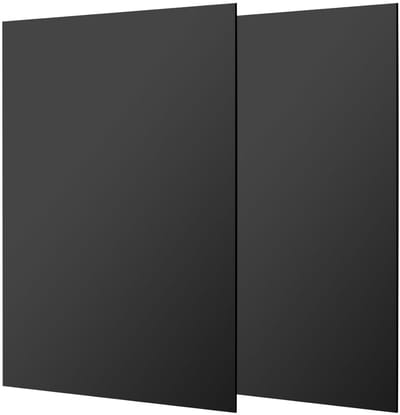2 Stuks A3 Zwart Acrylplaat, 420 x 297 x 3mm Perspex Plaat voor Creatief Schilderen en DIY Projecten