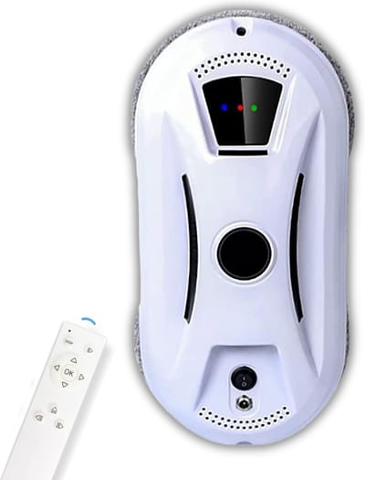 Robot Raamwisser D2 - Ruitenreiniger - Raamwisser - Raamwissers - Ramen wassen - Ramen Reiniger - Valbeveiliging - Sterke Zuigkracht - Met Afstandsbediening - 800w