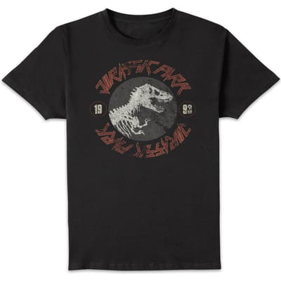 Jurassic Park Classic Twist Men's T-Shirt - Zwart - S