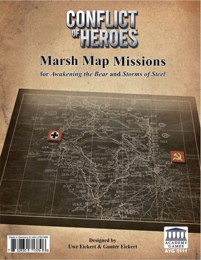 Conflict of Heroes: Marsh Map Missions - Uitbreiding - Bordspel - Academy Games