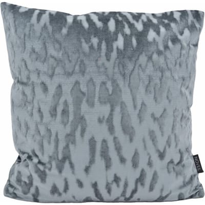 Velvet Stain Zilver/Grijs Kussenhoes | Velvet / Polyester | 45 x 45 cm