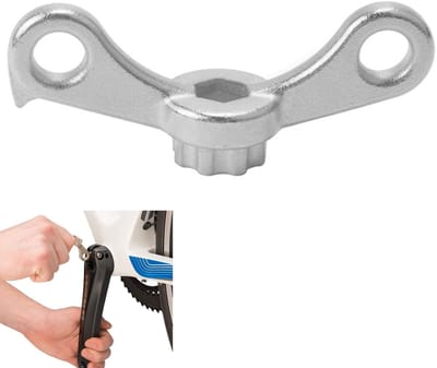 Dailygoods- Fiets Cranktrekker 2-in-1 - Fietsgereedschap Set - Demontagegereedschap - Fietsreparatieset - Koolstofstaal - Hoogwaardige Sterkte