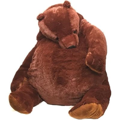 Dropshop 40-100cm Reusachtige Simulatie DJUNGELSKOG Bruine Beer Knuffelbeer Speelgoed Knuffeldieren Zacht Kussen Meisje Verjaardagscadeau about 40cm brown