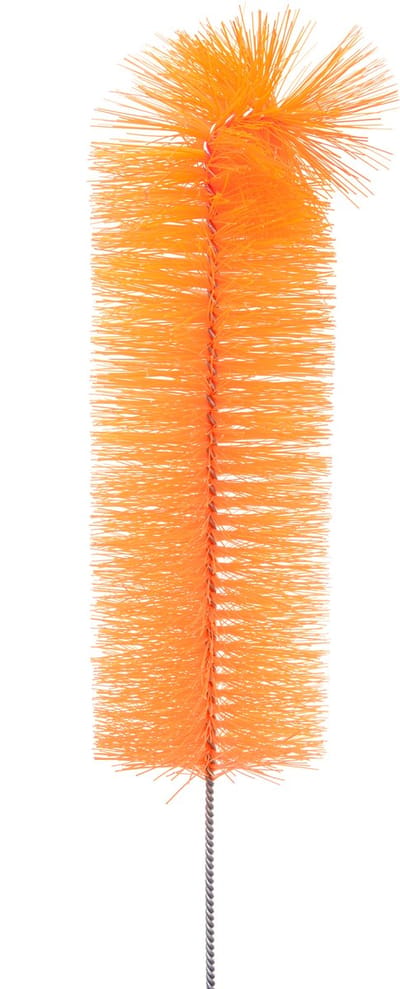 KADAX Reinigingsborstel 110 cm, handige flessenborstel, lange flessenreiniger, borstel voor het reinigen van smalle halsflessen, robuuste ballonborstel