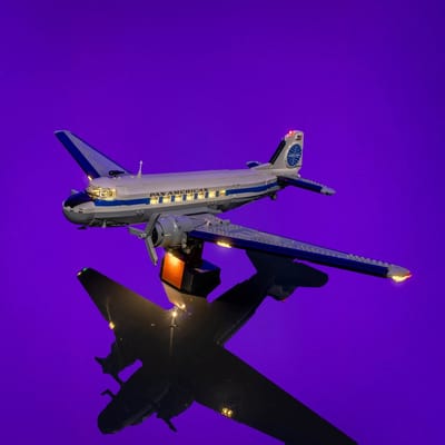 Verlichtingsset geschikt voor LEGO® Douglas™ DC-3™ PAN AM® Airliner - 11378